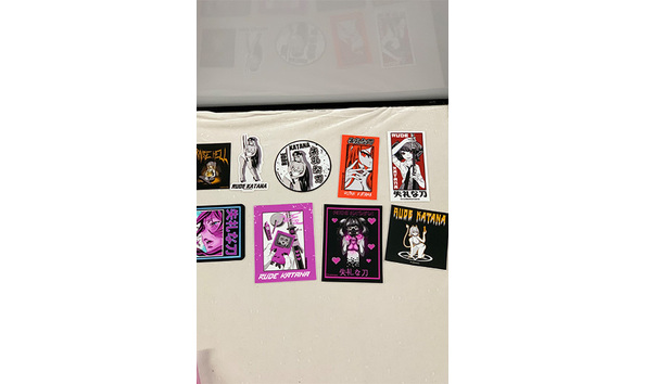 Big image 202310stat005   9 various cute anime girl stickers