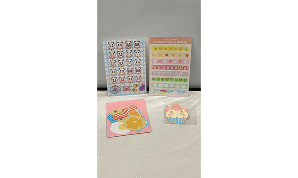 Big image 202310stat001   4 kinds of anime manga sticker sheets or packs