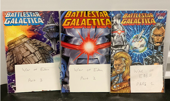 Big image 202403comic003   battlestar galactica war of eden comics 1 of 3