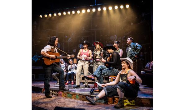 Big image cast of lucy and charlies honeymoon. photo by liz lauren