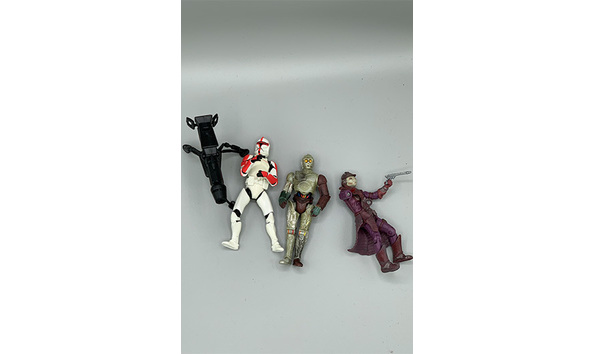 Big image 202403afig017   3 sw e2 aotc figures   red shock trooper  c3po protocol droid  zam wessell