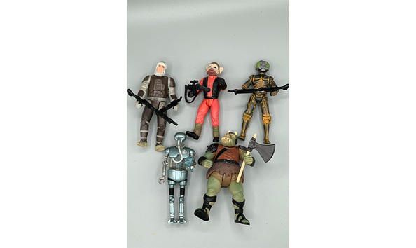 Big image 202403afig012   5 sw potf2 figures   medic droid  dengar  4 lom  gamorrean guard    nien nunb