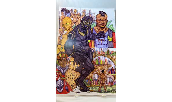Big image 202405art026   black panther print