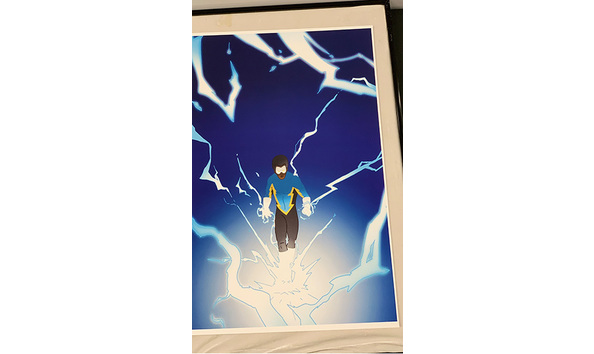 Big image 202311art085   dc classic black lightning print
