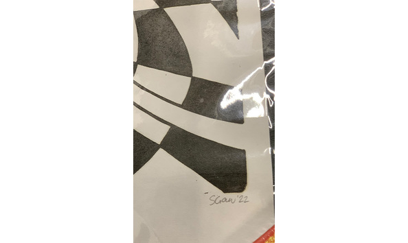 Big image 202404art017 3   face my fears b w linocut print