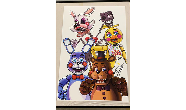 Big image 202311art067   five nights at freddy s fazbear band print