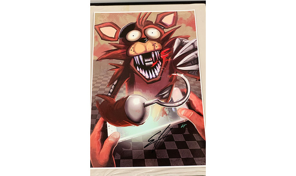 Big image 202311art066   five nights at freddy s nightmare foxy print