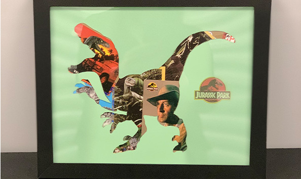 Big image 202404art009   jurassic park velociraptor collage