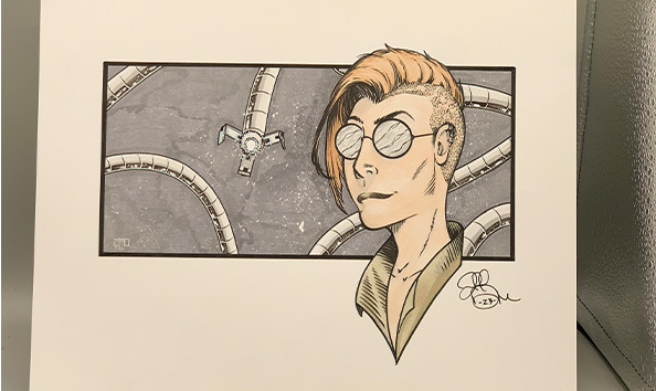 Big image 202405art028   original female doc ock art piece