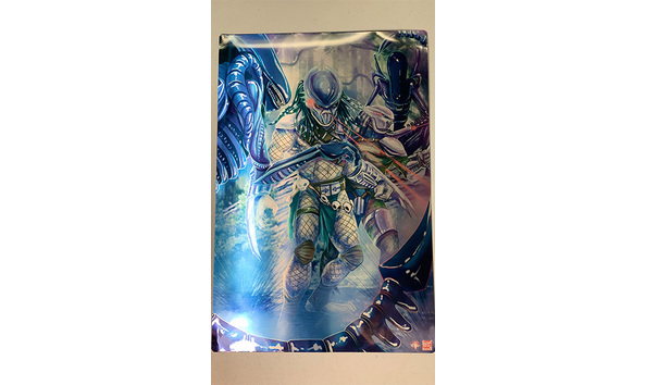 Big image 202211art055   predator vs xenomporph metal print