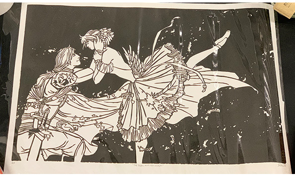 Big image 202404art015   the swan and her knight