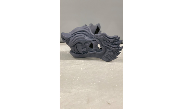 Big image 202310cply001 2   3d printed snarl wolf mask