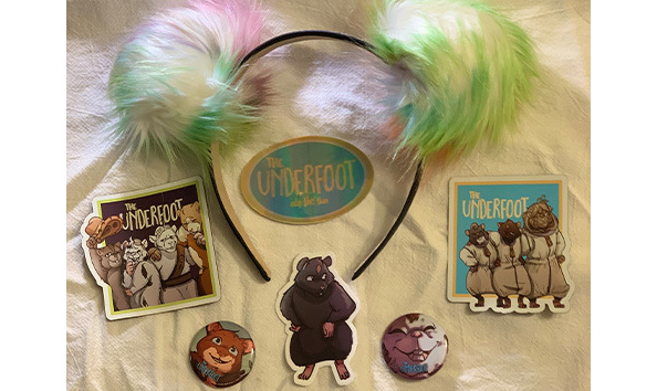 Big image 202211cply001   underfoot headband  buttons  and stickers