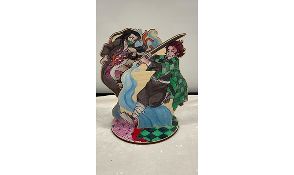 Big image 202310decor002 3   demon slayers wooden standee