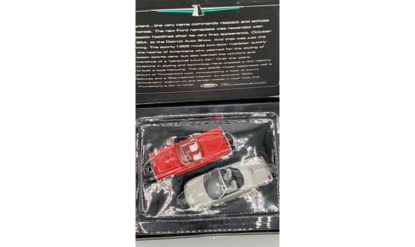 Big image 202405hol001 3   hallmark ford thunderbird 50th anniversary 2 car ornament set