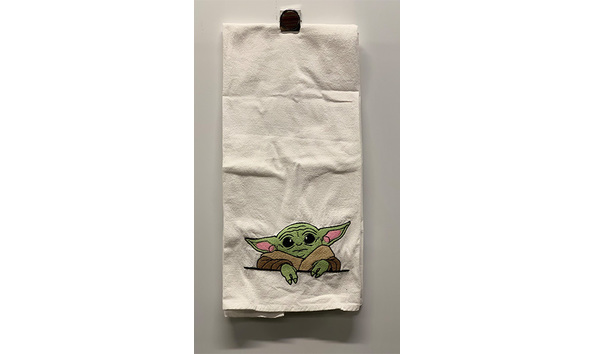 Big image 202405hware002   mandalorian grogu embroidered dish towel