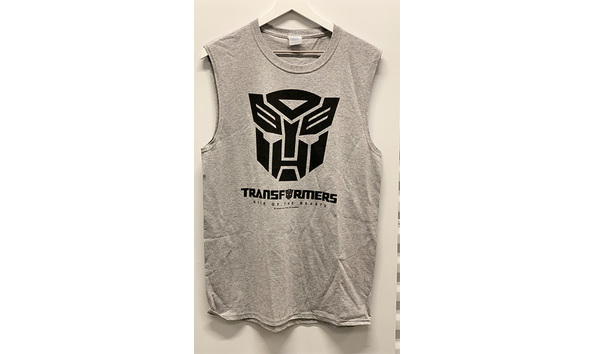 Big image 202307swag003 2   transformers rise of the beasts gray muscle tank  reversible hat  and tumbler