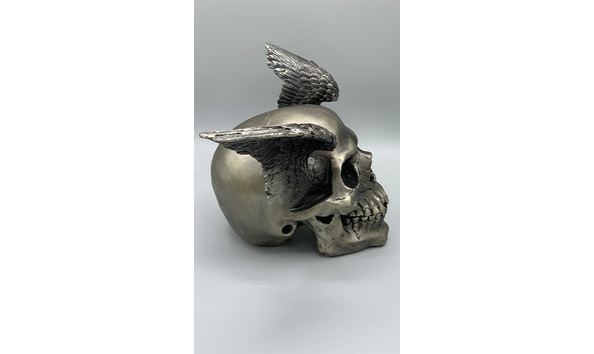 Big image 201810coll001 4   pewter angel wing skull