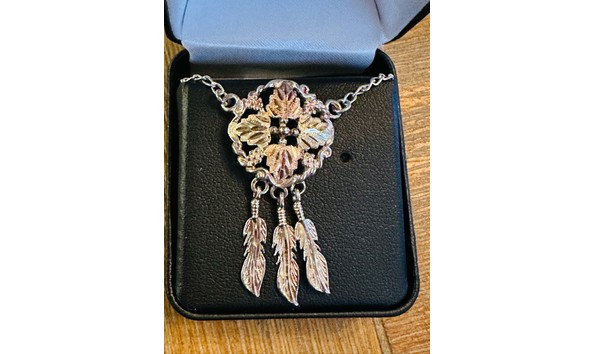 Big image black hills gold sterling silver necklace