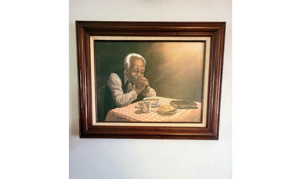 Big image grandpa praying