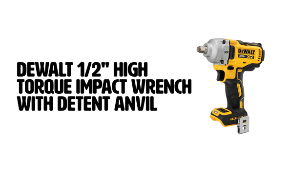 Big image 1 2 high torque impact wrench with detent anvil