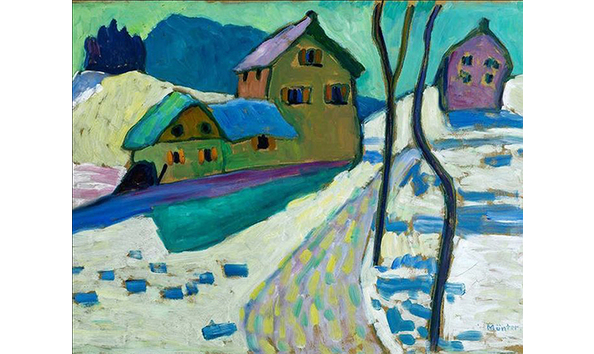 Big image xbt8 gabriele munter winter landscape 1909