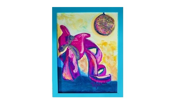 Big image dent pam stilettos in the disco ball of life