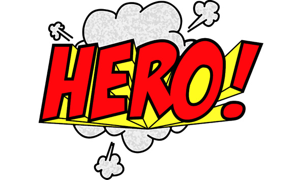 Big image superhero words clipart 5
