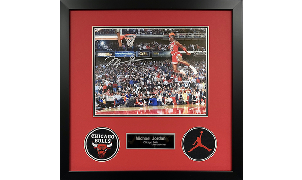 Big image michael jordan red limited edition 11x14 display lo res