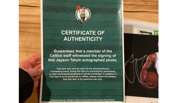 Big image authenticity certificate