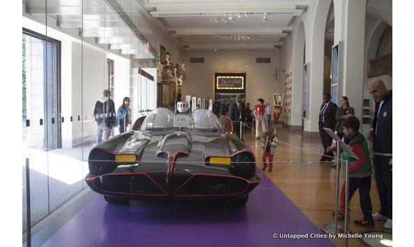 Big image superheroes in gotham new york historical society exhibit marvel comics batman supermanwonder woman spiderman captain america nyc 1