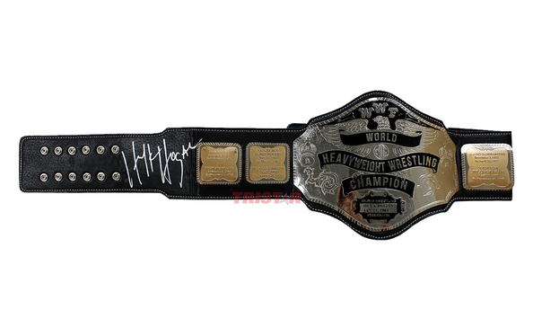 Big image hulk hogan world heavyweight champion full size belt