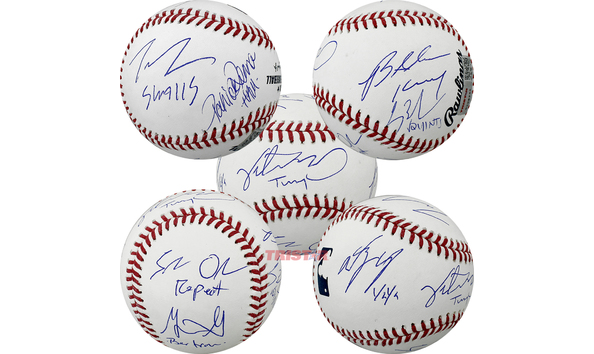 Big image sandlot baseball autographed by the stars of the movie