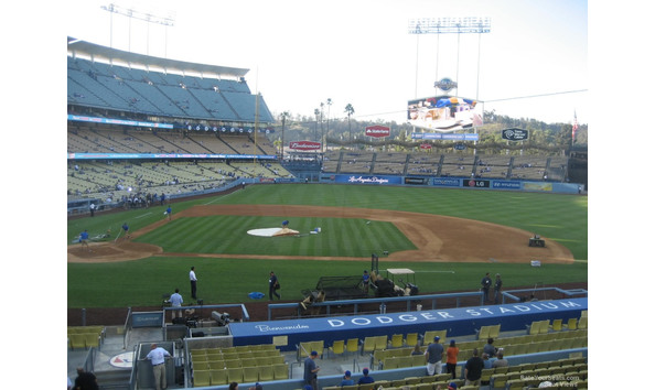 Big image dodger stadium section 128 row c on 8 22 2014k