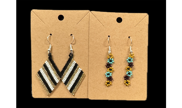 Big image  112 mrs loose earring blue flowers online