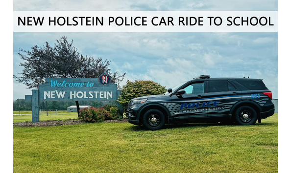 Big image new holstein police car ride to school