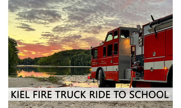 Big image kiel fire truck ride to school