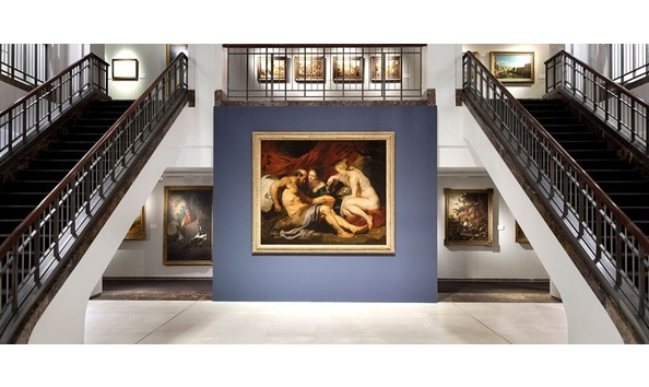 Big image lot and his daughters on display at christies new york during classic week