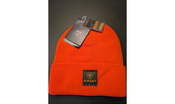 Big image brawners ariat orange rebar watch cap  taboggan 