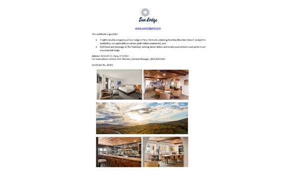 Big image sun lodge gift certificate  docomomous  1 