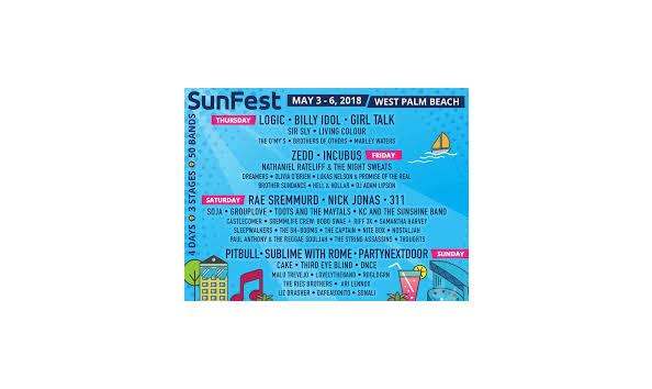 Big image sunfest lineup