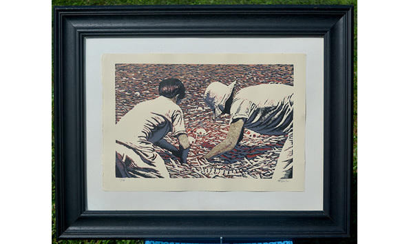 Big image excavation framed