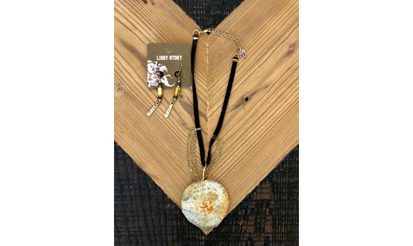 Big image libby story necklace and earrings