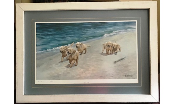 Big image life is golden mat frame