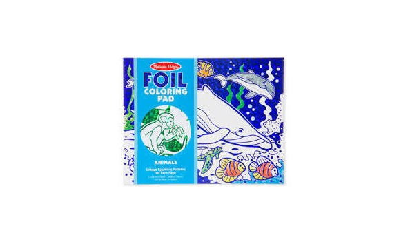 Big image foil coloring pad