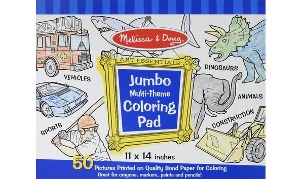 Big image jumbo coloring pad