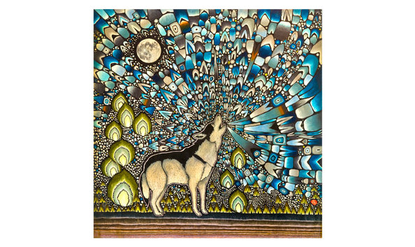 Big image chrishuangart silverstars and moon poster