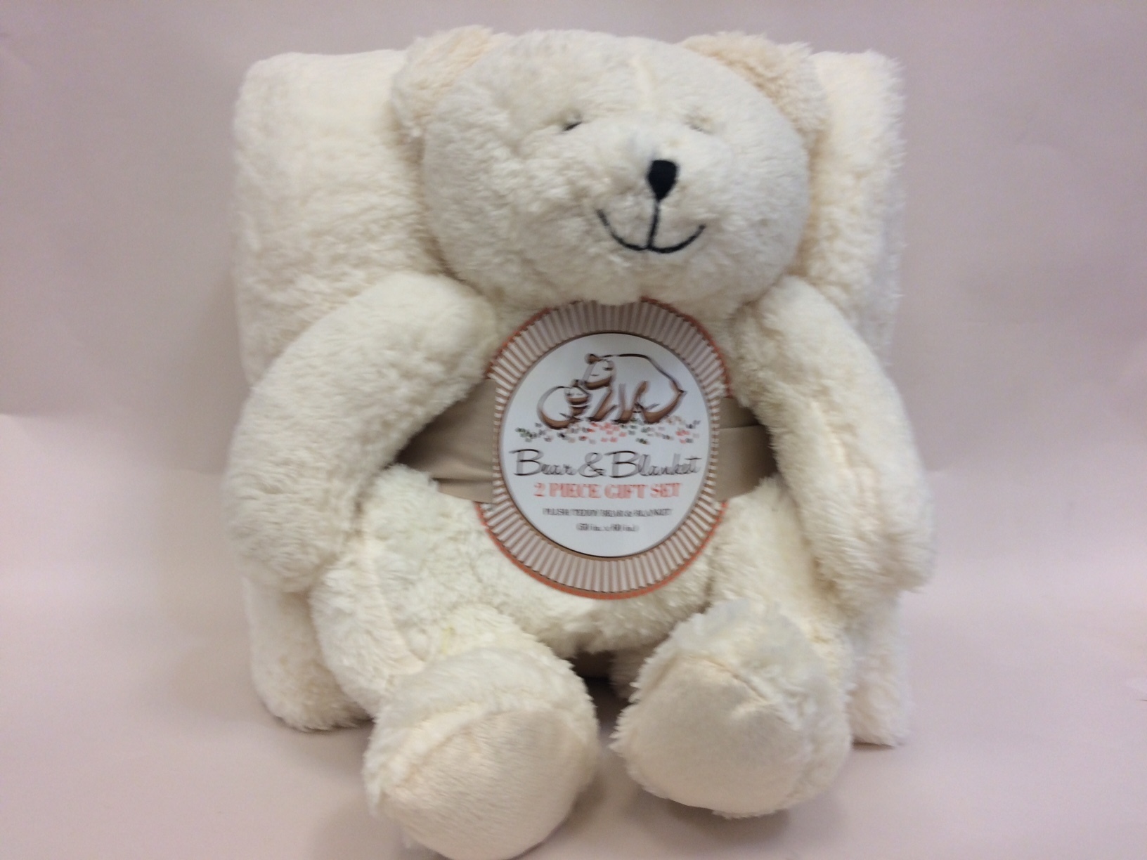 FLEECE BLANKET & BEAR Set