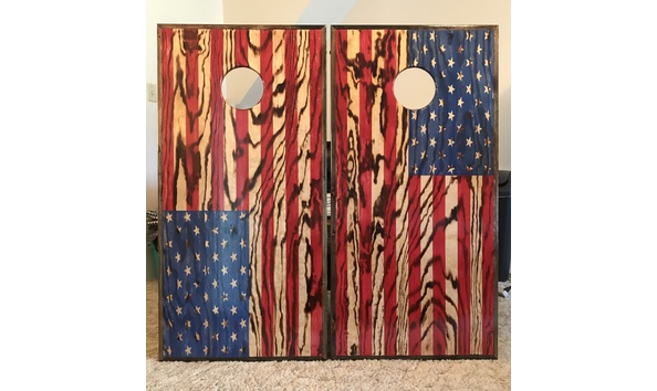 Big image custome american flag boards
