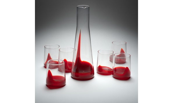 Big image bib sola social set red